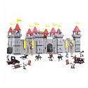 Große Ritterburg mit Spielfiguren