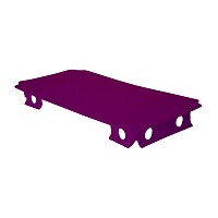 Moveandstic Platte 20x40 cm, magenta brombeer