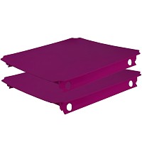 Moveandstic 2er Set Platte 40x40cm magenta