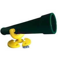 Teleskop-Fernrohr standard grün / gelb