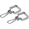 2er Set Schaukelhaken 120 x 120 mm - 3 mm rundum - verzinkt