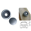 Abdeckkappe 8/10mm grau Kunststoff 1 Stück