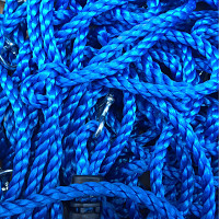 Kletternetz H: 2,50 x B: 1,00 m - blau