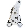Baby Walker mit Xylophon weiÃ, Lauflernwagen Holz 5