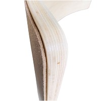 Balanceboard 80x30, bis 150 kg belastbar mit Fingerschutz, Filzbelag auf der Unterseite sand 5
