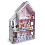 Puppenhaus Cinderella - Traumvilla 126cm hoch mit vielen Accessoires