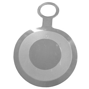 EKO - Rutschblatt RONDO / Rutschteller / Po Rutscher / Schneerutscher silber