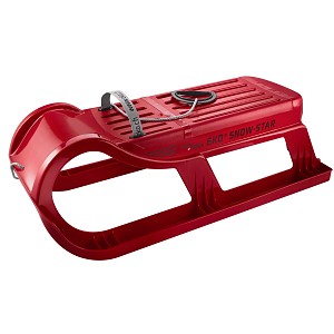EKO - Snow-Star 80 rot - Einer Schlitten, Kinderschlitten