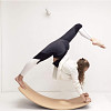 Balanceboard, Balancierbrett, Wackelbrett, Kurviges Board, 80 x 30 cm 3