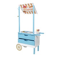 Eisladen - Burgerladen Rückansicht mit 2 Schubladen