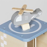 Hubschrauber auf dem Heliport