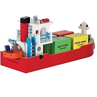 Frachtschiff mit Container Frachtschiff mit Container