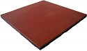 Fallschutzmatte Gummimatte Rot/braun 50x50x2,5cm Spielplatzmatte Schaukel Rutsche Spielturm Outdoor