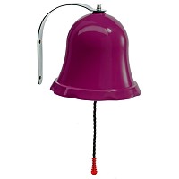 Schiffsglocke Glocke für Spielturm o. Spielhaus magenta pink