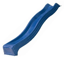 Anbau Wellenrutsche 3m mit Wasseranschluss blau