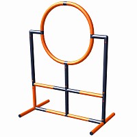 Move and Stic Agility Hundespringring Orange/Titangrau 