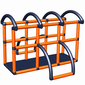 Minka und Fred - Welpentrainer RENEE Orange/Titangrau