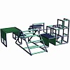 Move and Stic Sport-Fit 5 Titangrau/GrÃ¼n 1