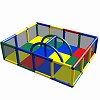 Move and stic - PETER Laufstall mit Stehhilfe Multicolor