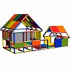 Move and Stic Doppelspielhaus LANA mit Telefon/Steuerrad/Briefkasten Multicolor 1
