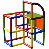 Move and stic Klettergerüst und Motoriktrainer Ebba Multicolor