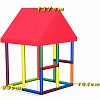 Move and Stic Spielhaus MINA mit Dachplane Multicolor 2