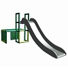 Moveandstic Spielturm Uni Sport kleine Rutsche mit Tunnel