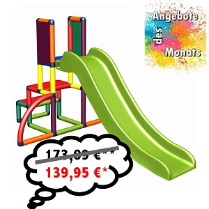 Move and Stic Alma Rutsche mit Kletterturm Multicolor