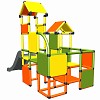 Moveandstic Moritz - Spielburg mit Rutsche - orange-gelb-apfelgrün 1