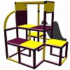 Move and stic Kletterturm mit Rutsche Tim Magenta/Gelb 1