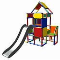 Moveandstic Lisa-großer Turm mit Rutsche multicolor