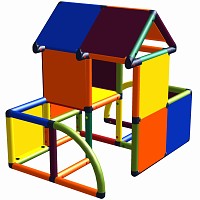 Move and stic Spielhaus Sandra Multicolor