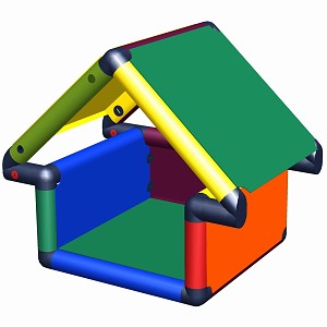 Move and Stic - Vogelhaus Multicolor