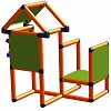 Move and Stic Spielhaus und Motoriktrainer Margot Orange/Grün 1