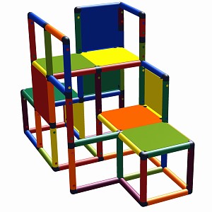 Moveandstic Kletter-Max - Kletterpodest Multicolor