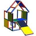 Moveandstic Noel - Spielrampe, Haus mit Kleinkindschräge multicolor