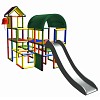 Moveandstic Linus - Kirchturm mit Rutsche und Glocke multicolor