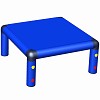 Move and Stic - Hocker Blau 1
