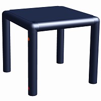 Move and Stic - Hocker Titangrau