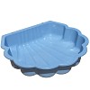 Sand- & und Wassermuschel pastell blau Sterne Sand- & und Wassermuschel pastell blau Sterne