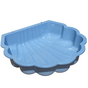 Sand- & und Wassermuschel pastell blau Sterne