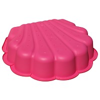 Wasser und Sandmuschel pastell grün mit Sternen-Unterseite Sand- & und Wassermuschel pink mit Seesternen incl. Sandkastenabdeckung 2