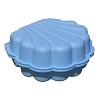 Sand- & und Wassermuschel 2-tlg. pastell blau Sterne 1