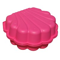 Wasser und Sandmuschel pastell grün mit Sternen-zugeklappter Zustand Sand- & und Wassermuschel 2-tlg. pink Sterne 1