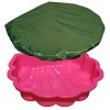 Sand- & und Wassermuschel pink mit Seesternen incl. Sandkastenabdeckung
