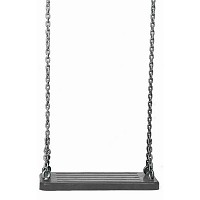 Schaukelsitz Gummi grau