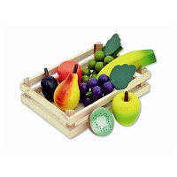 Kaufmannsladen Zubehör Obstkiste aus Holz von Tanner