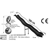 Anbaurutsche 380 cm