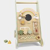Baby Walker natur, Activity Walker Lauflernwagen aus Holz 1