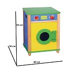 Waschmaschine Kinderküche aus Naturholz